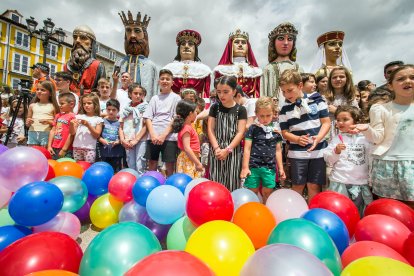 Los niños fueron los protagonistas de la mañana del domingo festivo