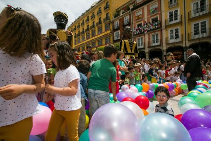 Los niños fueron los protagonistas de la mañana del domingo festivo