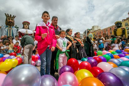Los niños fueron los protagonistas de la mañana del domingo festivo