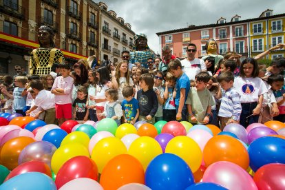 Los niños fueron los protagonistas de la mañana del domingo festivo
