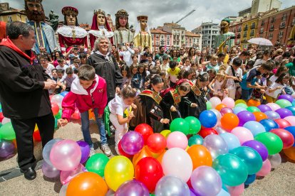 Los niños fueron los protagonistas de la mañana del domingo festivo
