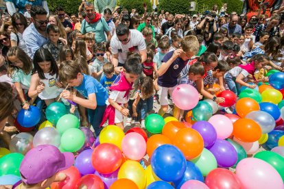 Los niños fueron los protagonistas de la mañana del domingo festivo