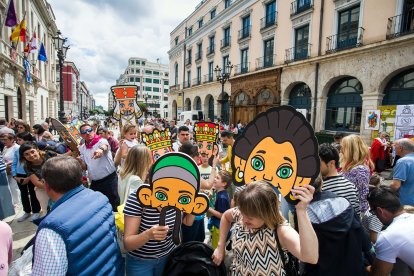 Los niños fueron los protagonistas de la mañana del domingo festivo