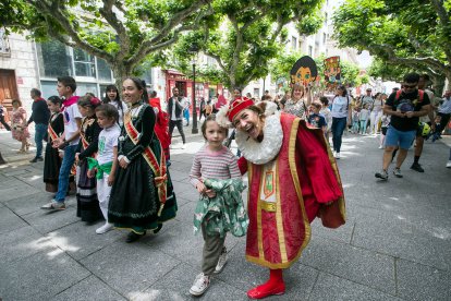 Los niños fueron los protagonistas de la mañana del domingo festivo