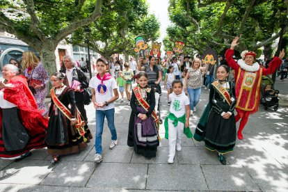 Los niños fueron los protagonistas de la mañana del domingo festivo