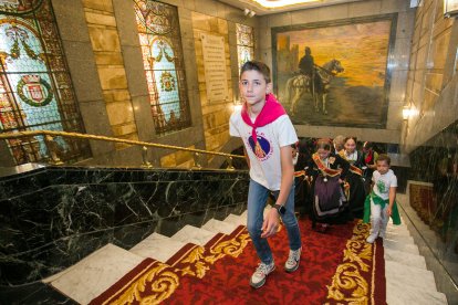 Los niños fueron los protagonistas de la mañana del domingo festivo