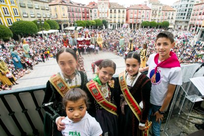 Los niños fueron los protagonistas de la mañana del domingo festivo