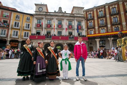 Los niños fueron los protagonistas de la mañana del domingo festivo