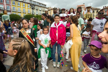 Los niños fueron los protagonistas de la mañana del domingo festivo