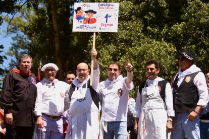 La peña Los Cucos, ganadora del Buen Yantar en la modalidad de 'Plato Obligatorio'.