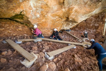La superficie de excavación en Galería la ha convertido en una cavidad de la Sierra de Atapuerca.