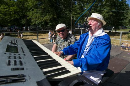 Sesión musical en el Día de las Peñas.