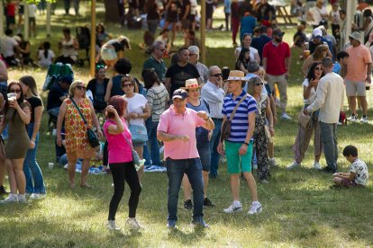 Sesión musical en el Día de las Peñas.
