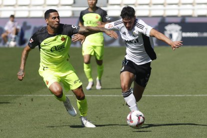 Imagen del partido entre el Burgos CF y el Mallorca.