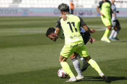 Imagen del partido entre el Burgos CF y el Mallorca.
