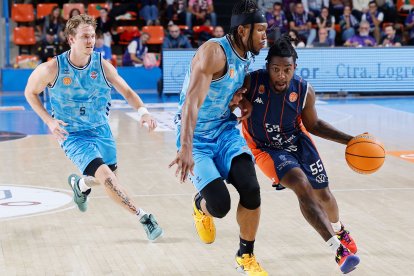 Jones, en el partido contra Palencia.