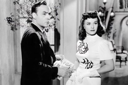 Charles Boyer y Paulette Gordard en 'Si no amaneciera'.