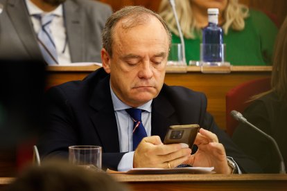 El portavoz de Vox en el Ayuntamiento de Burgos, Fernando Martínez Acitores.