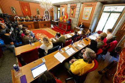 Debate de presupuestos en el Ayuntamiento de Burgos.