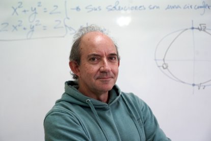 Eduardo Izquierdo, profesor de matemáticas en el IES Río Duero en Tudela de Duero (Valladolid)