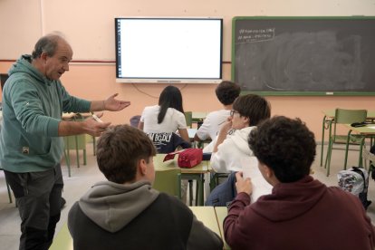 Eduardo Izquierdo, profesor de matemáticas en el IES Río Duero en Tudela de Duero (Valladolid)