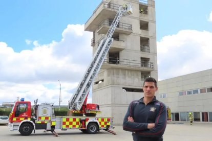 Julian Rasero es ahora el jefe de los bomberos de Aranda