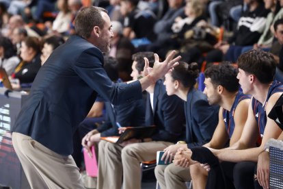 Imagen del partido entre el Grupo Ureta Tizona Burgos y el Cartagena.