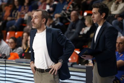 Imagen del partido entre el Grupo Ureta Tizona Burgos y el Cartagena.