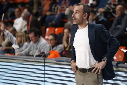 Imagen del partido entre el Grupo Ureta Tizona Burgos y el Cartagena.