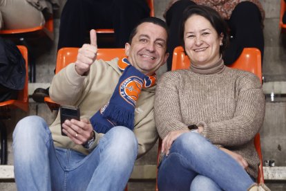 Imagen del partido entre el Grupo Ureta Tizona Burgos y el Cartagena.