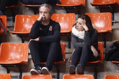 Imagen del partido entre el Grupo Ureta Tizona Burgos y el Cartagena.