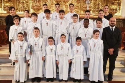 La Escolanía ha cantado en todo el mundo, incluso en el Vaticano.