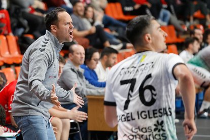 Imagen del partido entre el UBU San Pablo Burgos y el Lanzarote.