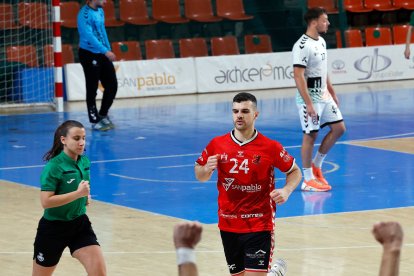 Imagen del partido entre el UBU San Pablo Burgos y el Lanzarote.