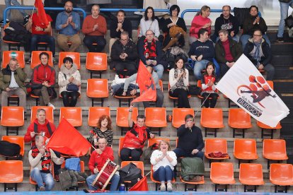 Imagen del partido entre el UBU San Pablo Burgos y el Lanzarote.