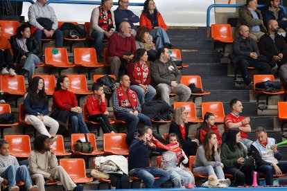 Imagen del partido entre el UBU San Pablo Burgos y el Lanzarote.