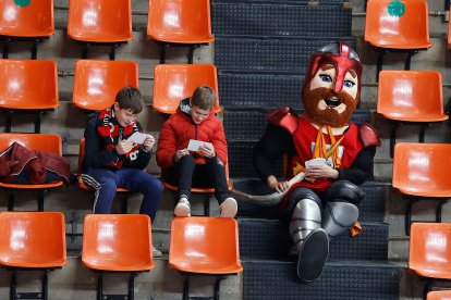 Imagen del partido entre el UBU San Pablo Burgos y el Lanzarote.