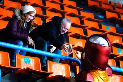 Imagen del partido entre el UBU San Pablo Burgos y el Lanzarote.