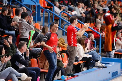 Imagen del partido entre el UBU San Pablo Burgos y el Lanzarote.