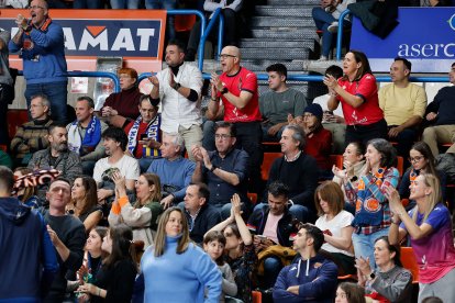 Imagen del partido entre el Silbö San Pablo Burgos y el Grupo Ureta Tizona Burgos.
