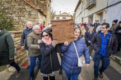 Traslado del arca entre Almarza y San Andrés de Soria.