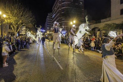 Cabalgata de los Reyes Magos en Burgos 2025.