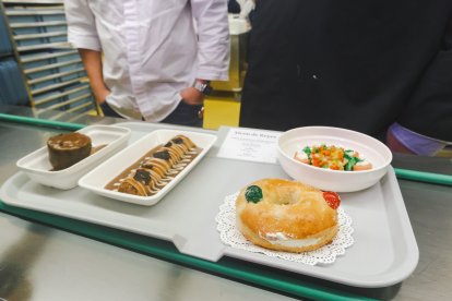 Un delicioso menú para hacer más amena la estancia en el hospital.