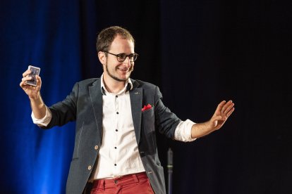 Imanol Ituiño, ofreciendo 'Magia a tutiplén'.
