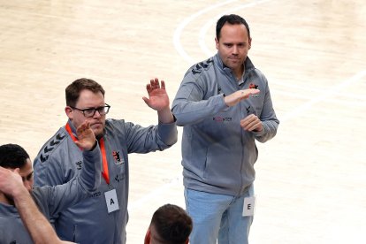 Imagen del partido entre el UBU San Pablo Burgos y el Proin Sevilla.