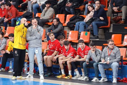 Imagen del partido entre el UBU San Pablo Burgos y el Proin Sevilla.