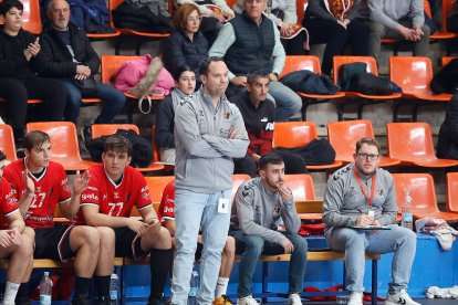 Imagen del partido entre el UBU San Pablo Burgos y el Proin Sevilla.