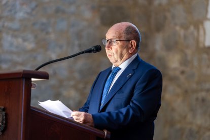 Balbás durante su intervención.