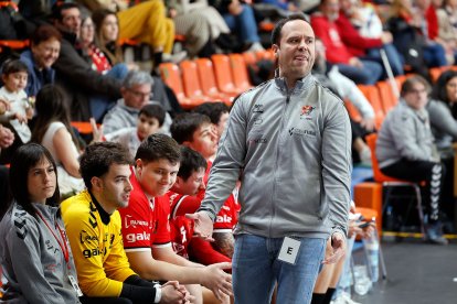 Imagen del partido entre el UBU San Pablo Burgos y Alcobendas.