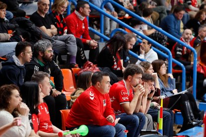 Imagen del partido entre el UBU San Pablo Burgos y Alcobendas.